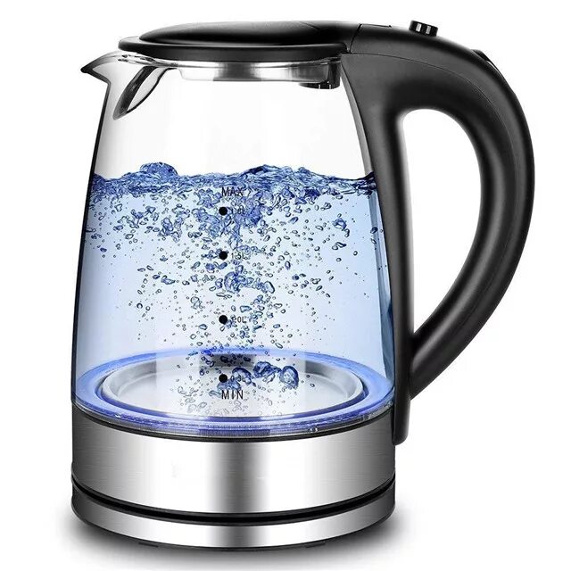 Электрический чайник кипит. Электрический чайник Sutai St-2088. Чайник электрический прозрачный. Вода в чайнике.