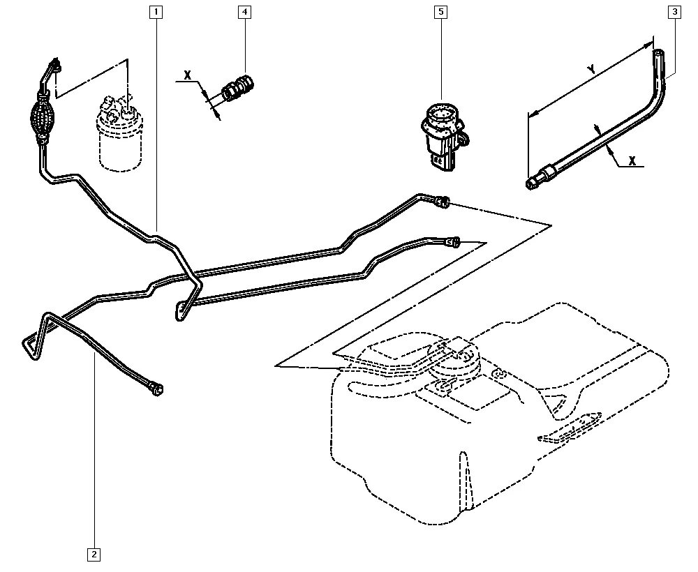 топливная трубка рено мастер 3. топливная система рено лагуна 2 дизель. схема топливной системы рено. 4. схема топливной системы рено.