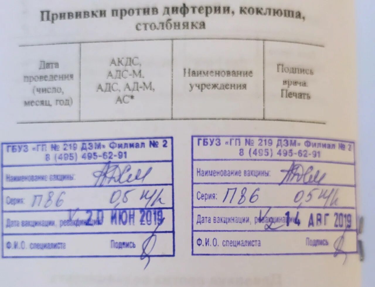 Поставить прививку адсм. Справка о вакцинации АДСМ. FLC V htdfrwbyfwbz. Сертификат о прививках АДСМ. Прививка АДСМ И гепатит в.