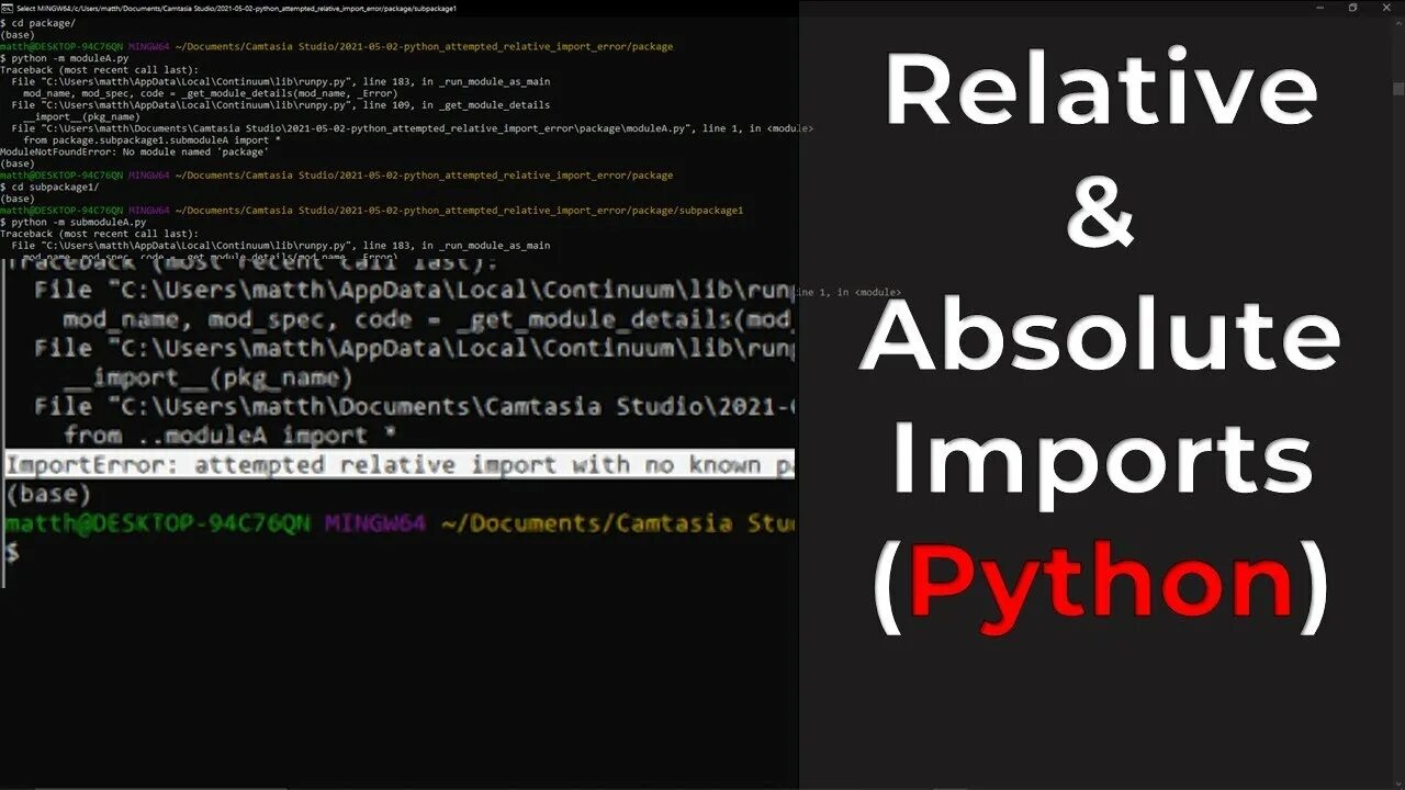 Import error python. Абсолютный импорт Python. Relative absolute Error. Абсолютный импорт Python пример. Attempt в питоне.