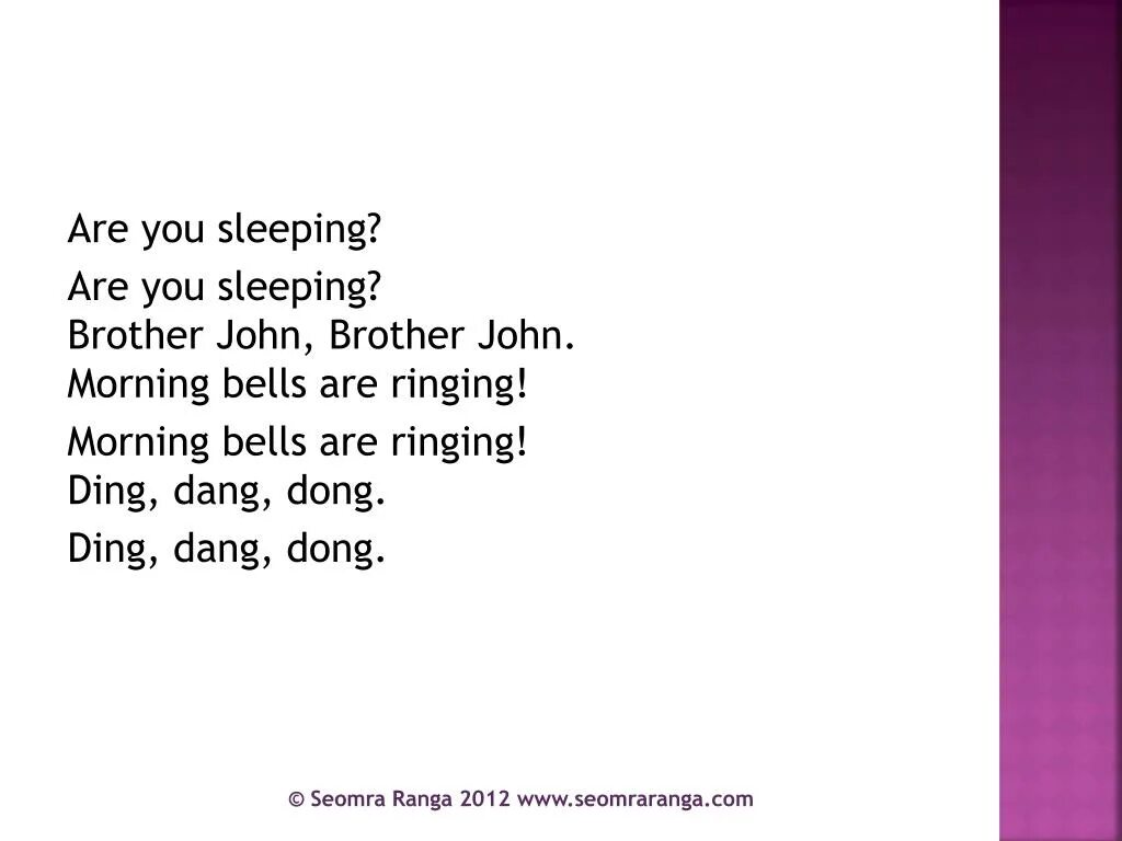 My brother are sleeping. Are you sleeping brother John. Песня are you sleeping текст. Are you sleeping brother John Ноты. Brother John детская песня.