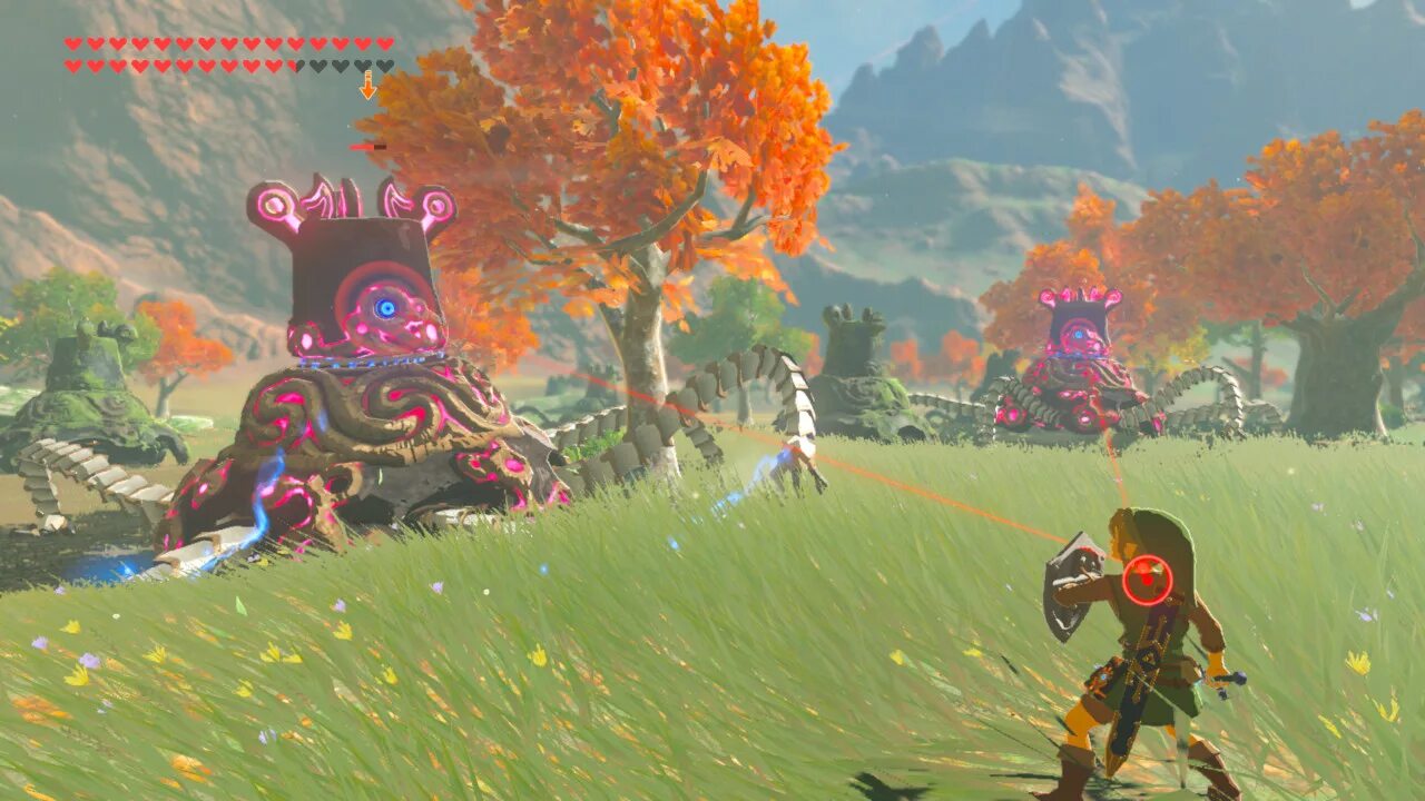 Zelda страж. Зельда Breath of the Wild Стражи. Страж Zelda BOTW. The Legend of Zelda Breath of the Wild Стражи. Страж the Legend of Zelda.