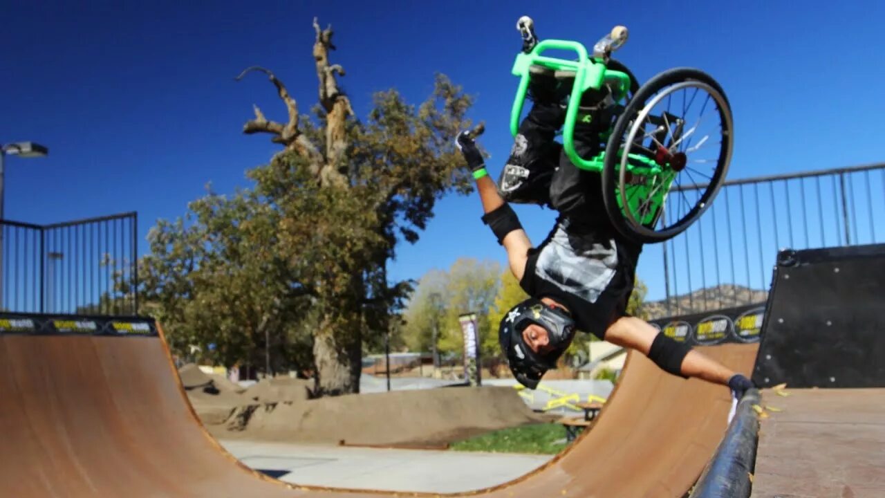 Wheelz. Wheelz. Wheelz. Экстремальный спорт для инвалидов. Aaron fotheringham.
