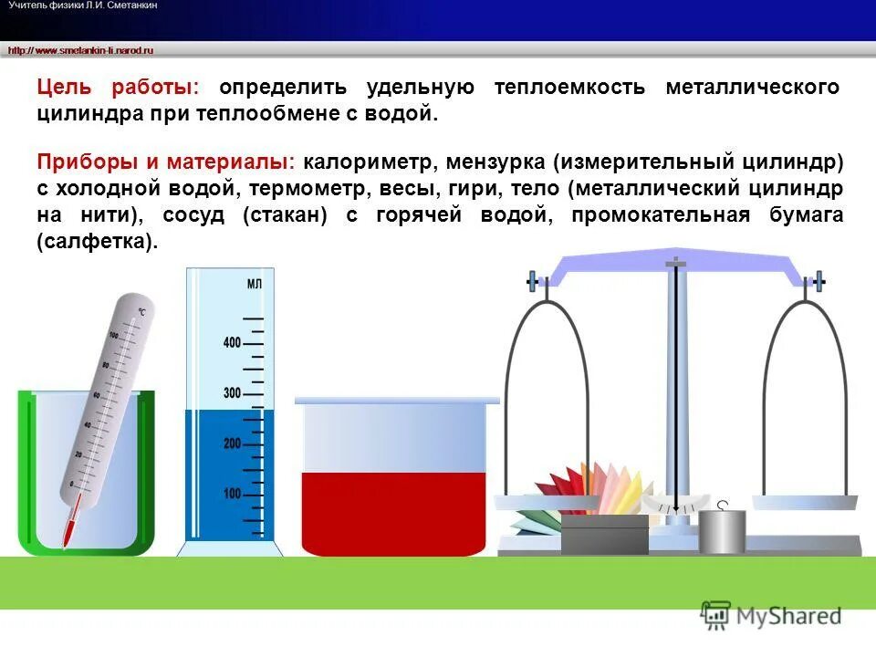 Удельную теплоемкость металлического цилиндра. Прибор для измерения удельной теплоемкости вещества. прибор измерение теплоемкости твердого тела. теплоемкость металлического цилиндра. измерение удельной теплоемкости вещества.