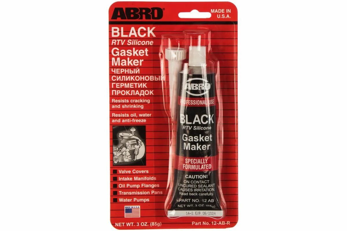 Abro 12. Abro 12-ab. герметик абро черный 85гр. abro герметик black (черный) 85гр (12-ab-r).