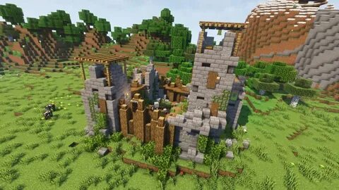 Minecraft structures
