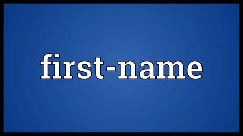 The second name