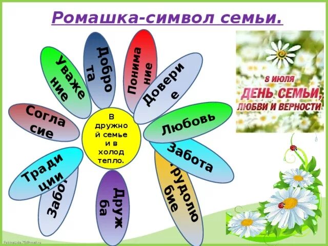 Семейные ценности цветок. Семейные ценности в виде цветка. Семейные ценности в виде цветка. Ромашка семейные ценности в детском саду. Ромашки по ценностям.
