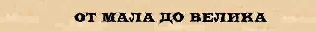 От мала до велика значение. От мала до велика. от мало до велико. от мала до велика картинка. от малого до великого.