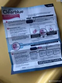 Инструкция к тесту clearblue