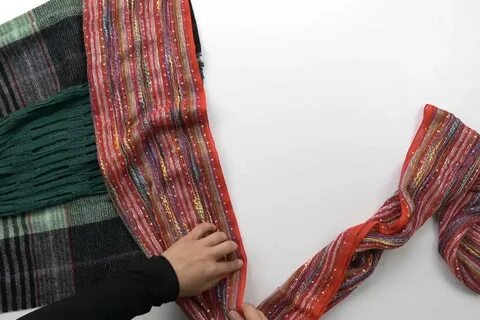 Что сделать из старых шарфов своими руками