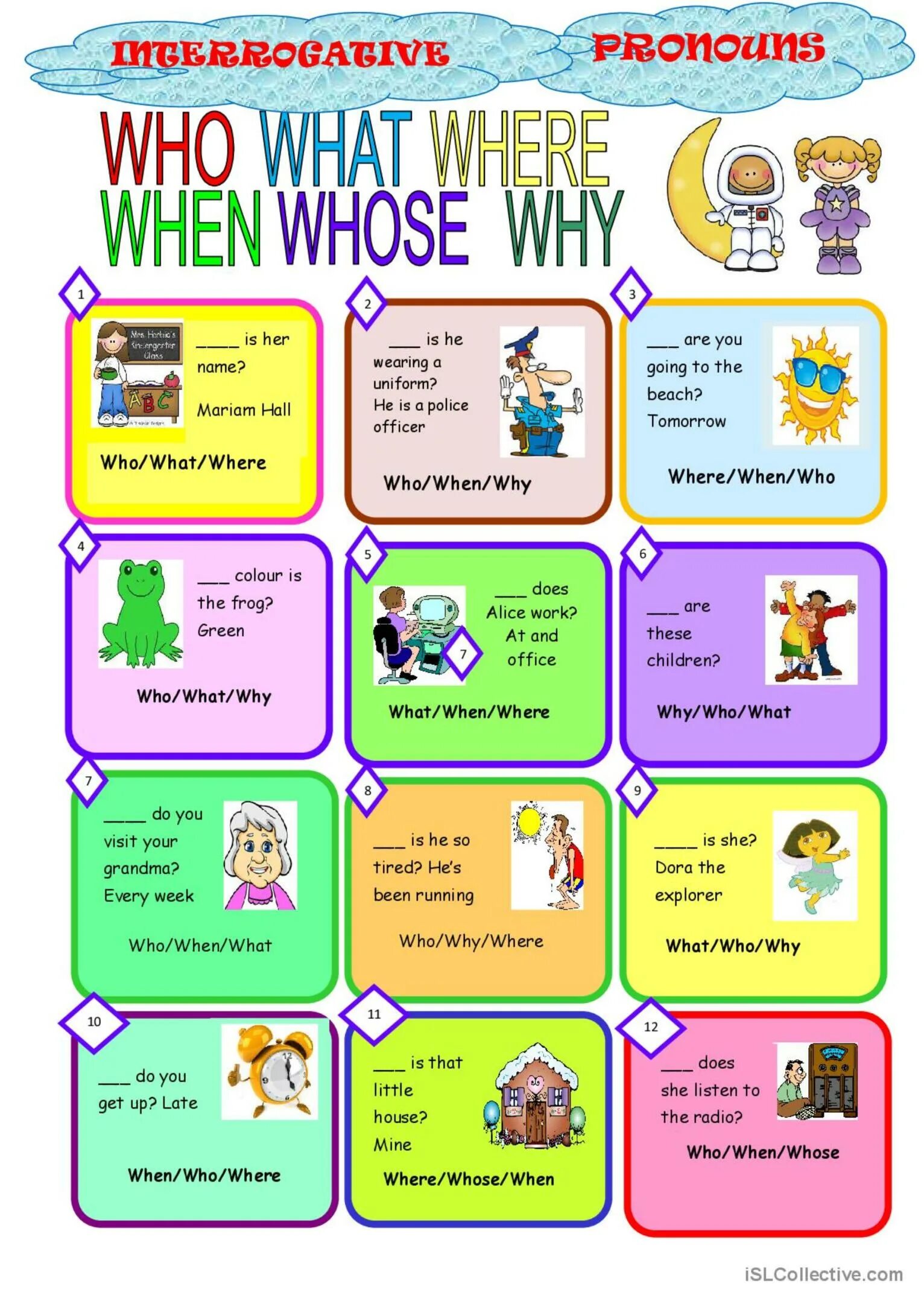 When where exercises