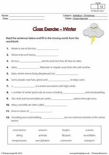 Holiday exercises
