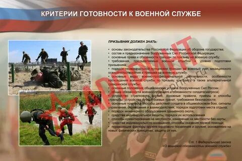 Призыв на военную службу заключение