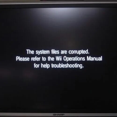 File could be corrupted. The System files are corrupted. Filesystem corrupted. System file is corrupt. PSX BIOS corruption.