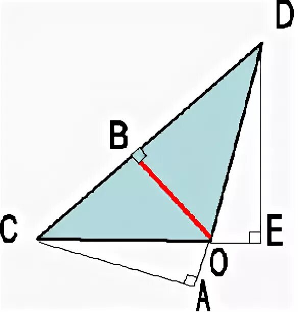 Построить образ тупоугольного треугольника