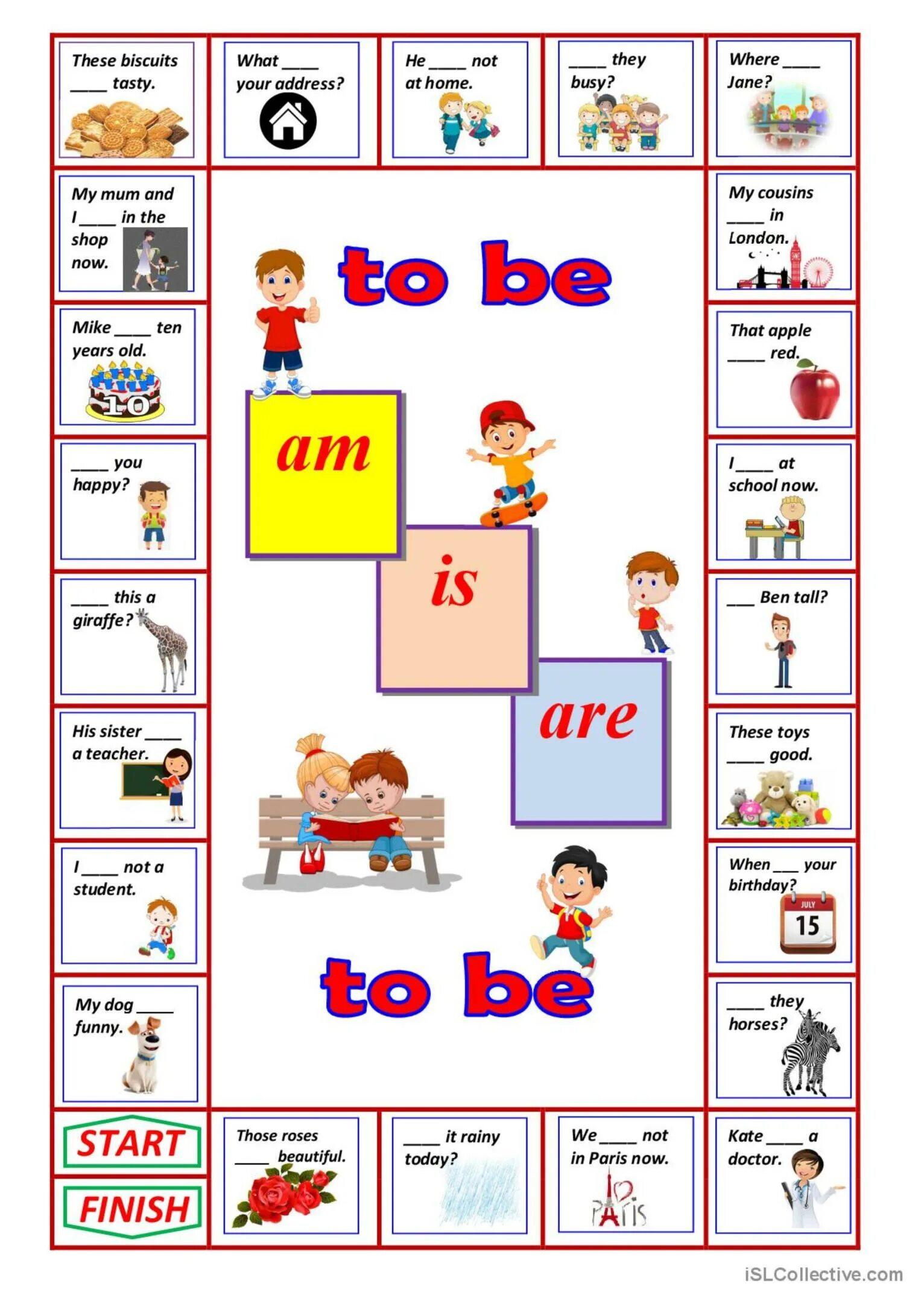 To be Board game. Am is are Board game. Глагол to be Board game. To be в английском. Isl english