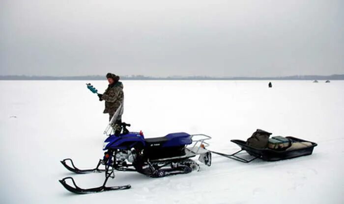 Лучший снегоход для рыбалки