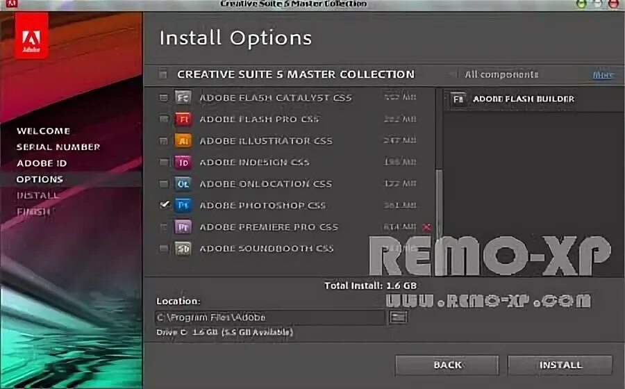 Create options. Create options
