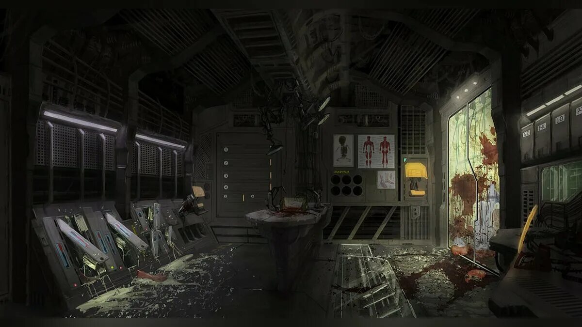 Локации dead. Dead space ишимура лаборатория. дед спейс лаборатория. ишимура интерьер. dead space локации.