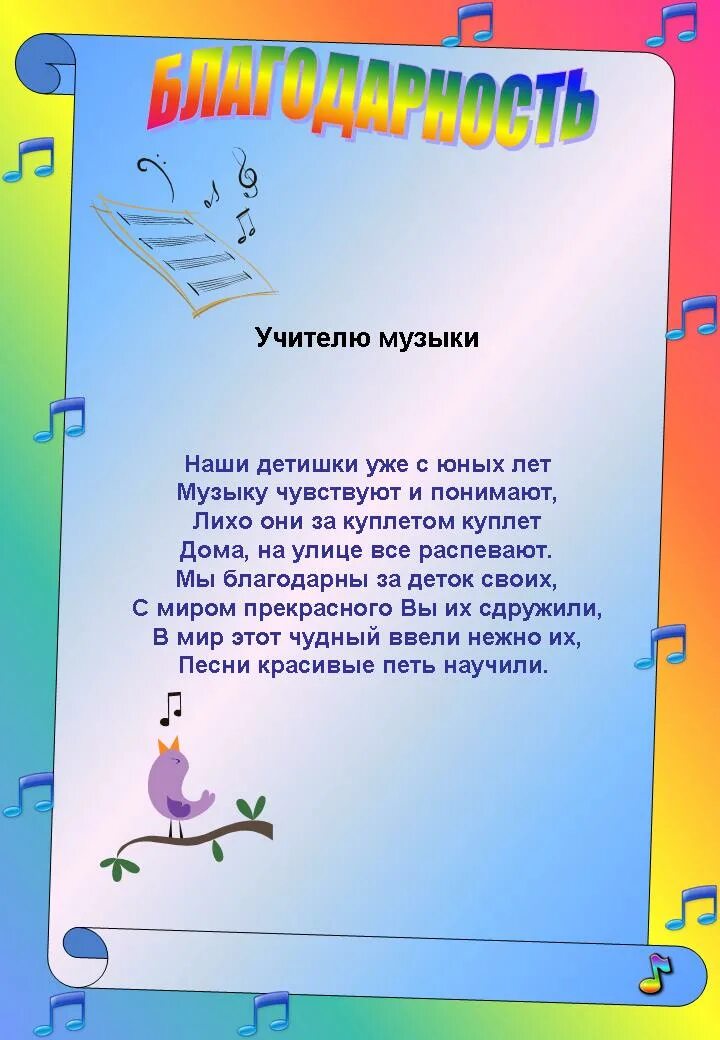 Открытка на юбилей музыкальной школы. Профессия учитель музыки. Слова учителя музыки. Благодарность учителю по вокалу. Описать учителя музыки.