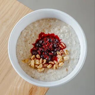 Овсяная каша на кокосовом