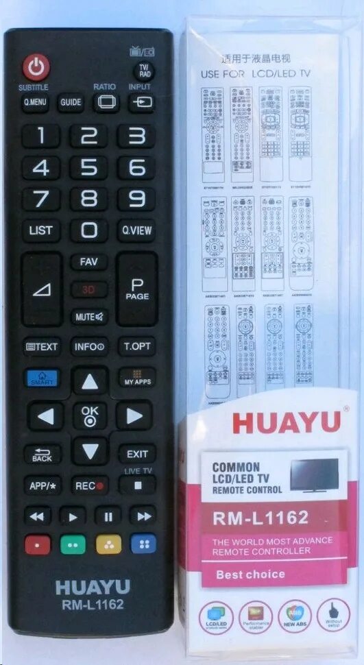 Пульт huayu для lg. Универсальный пульт Huayu RM-1162. ПДУ LG Universal RM-l1162. ПДУ LG RM-l1162 универсальный. Пульт Ду универсальный Huayu LG RM - l1162 led TV.