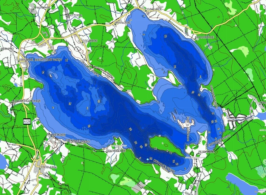 Карта глубин озеро Отрадное Приозерский район Ленинградская область. Карта глубин озера Отрадное Приозерский район. Озеро Отрадное карта глубин. Карта глубин Отрадненского озера Приозерский район.