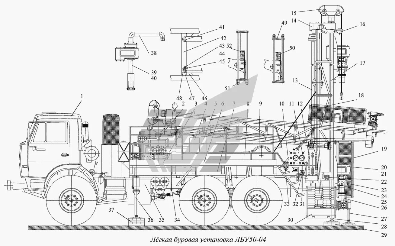 Лбов установка. КАМАЗ 43118 ПБУ -2. Мачта УРБ 2а2 чертежи. ПБУ-2 буровая схема. Буровая машина КАМАЗ УРБ-2а2 чертеж.