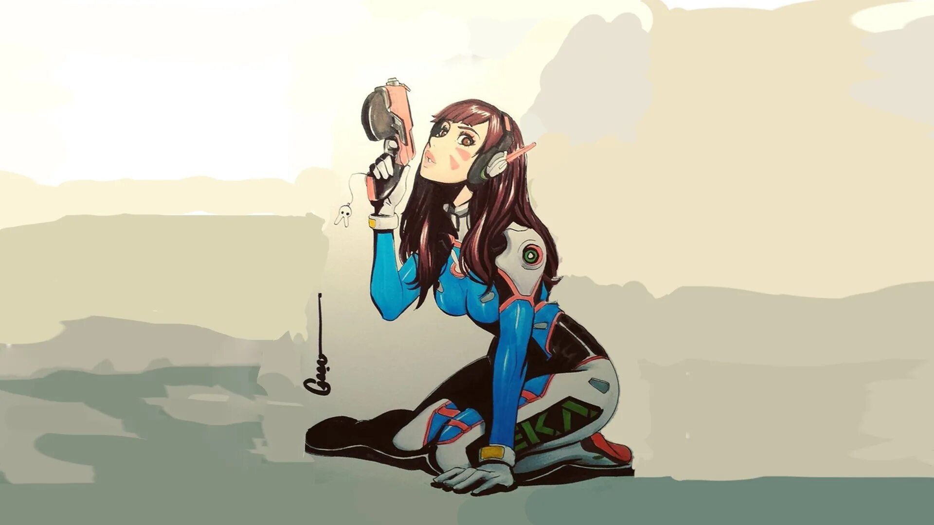 Рисунок дива. D.va. обои 1920 1080 d va. дива обои. дива овервотч обои.