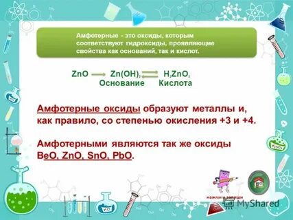 Определите класс соединений zno