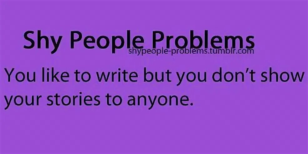 Shy but