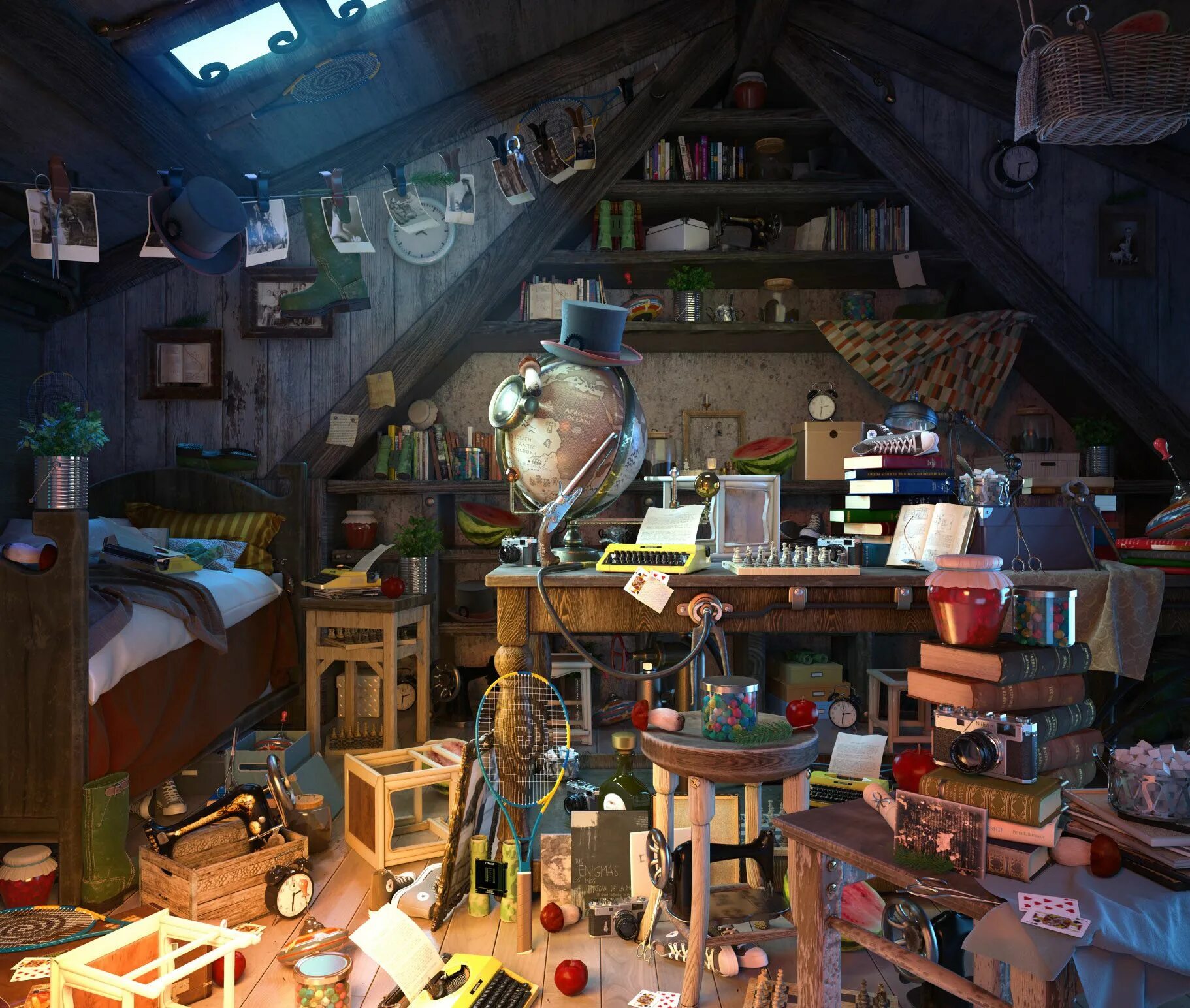 Scene objects