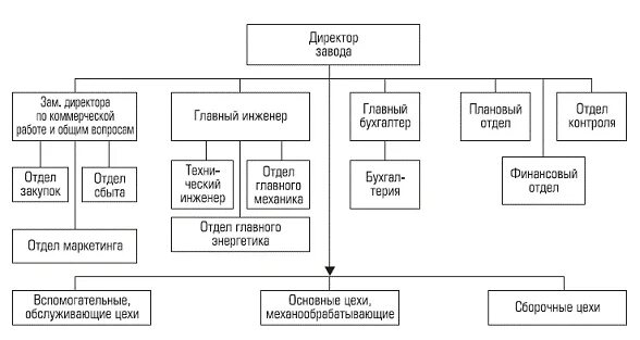 Курсовая работа структуры управления