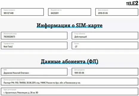 Узнать личные данные по номеру телефона