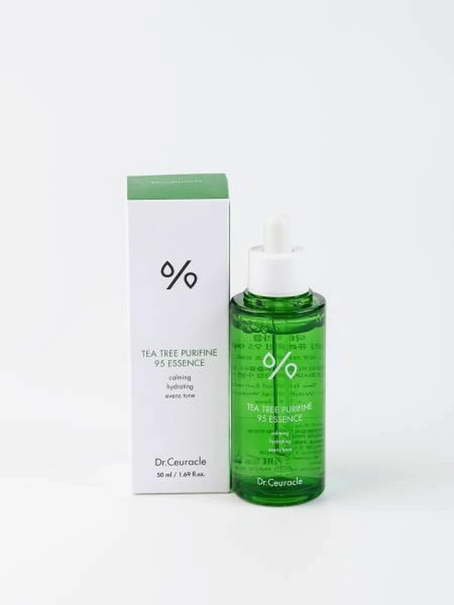 Эссенция dr ceuracle. Tea Tree Purifine 95 Essence. Tea Tree Essence Dr ceuracle Purifine. Dr ceuracle чайное дерево сыворотка.