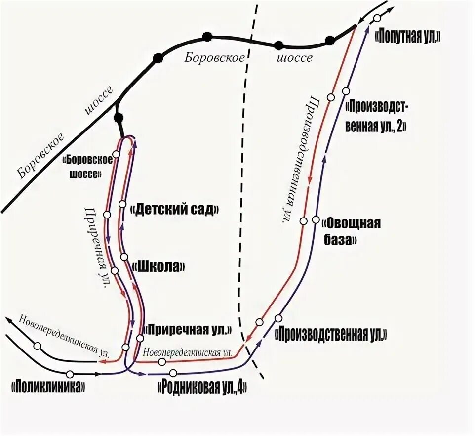 Боровское шоссе маршрут. Маршрут автобусов боровский. маршрут 729. боровское шоссе с остановками автобусов на карте.