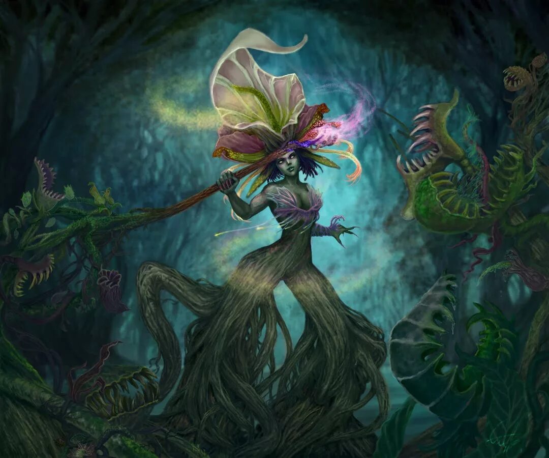 Дух цветов. Дух цветов. Дриады ведьмак. Дриады духи леса арт. Вирява богиня.