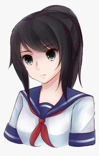 #yandere-chan - Yandere Anime Drawing In Pc, HD Png Download - kindpng