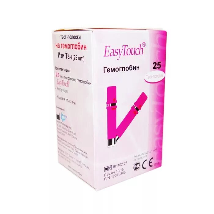 Глюкометр easy Touch g + тест-полоски EASYTOUCH Глюкоза(2уп.*50шт.). Тест полоски ИЗИ тач гемоглобин. Тест-полоски ИЗИ тач (EASYTOUCH) гемоглобин, 25 шт. Байоптик. Анализатор крови EASYTOUCH GCHB.