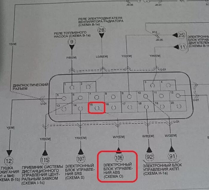 Scheme 13. Windshield wiper and washer for windshield and tailgate glass (cars w
