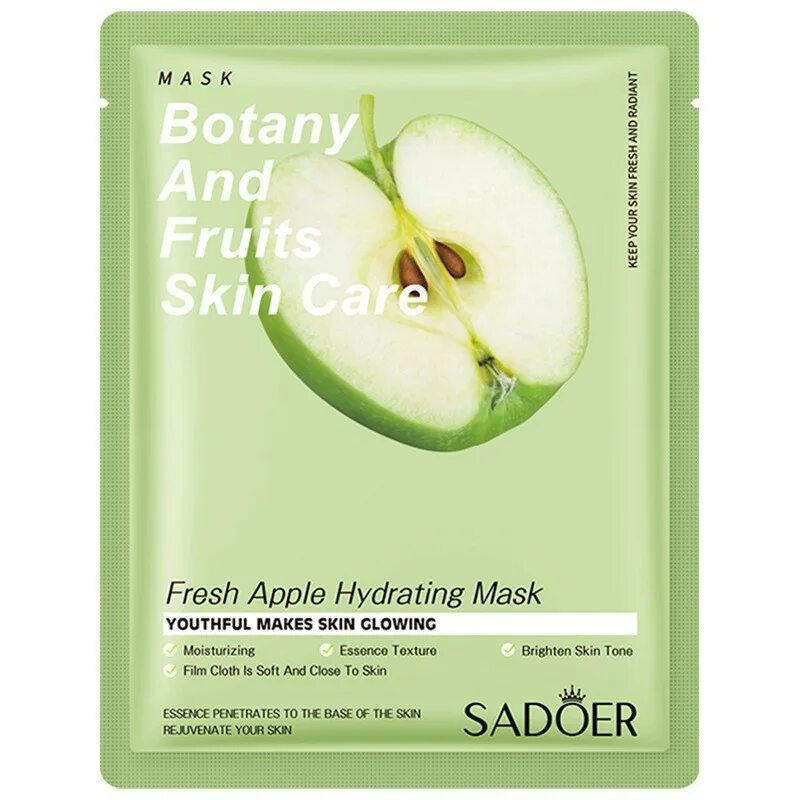 Sadoer увлажняющая маска для лица Fresh Apple Hydrating Mask. Маска botany and Fruits Skin Care. Маска тканевая для лица с авокадо 25 гр sadoer. Увлажняющая тканевая маска для лица sadoer с экстрактом винограда.