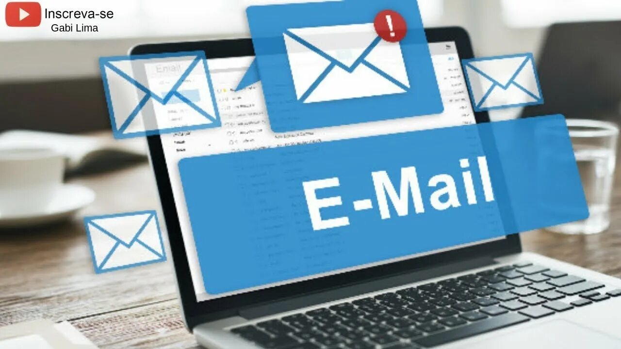 Person sending email