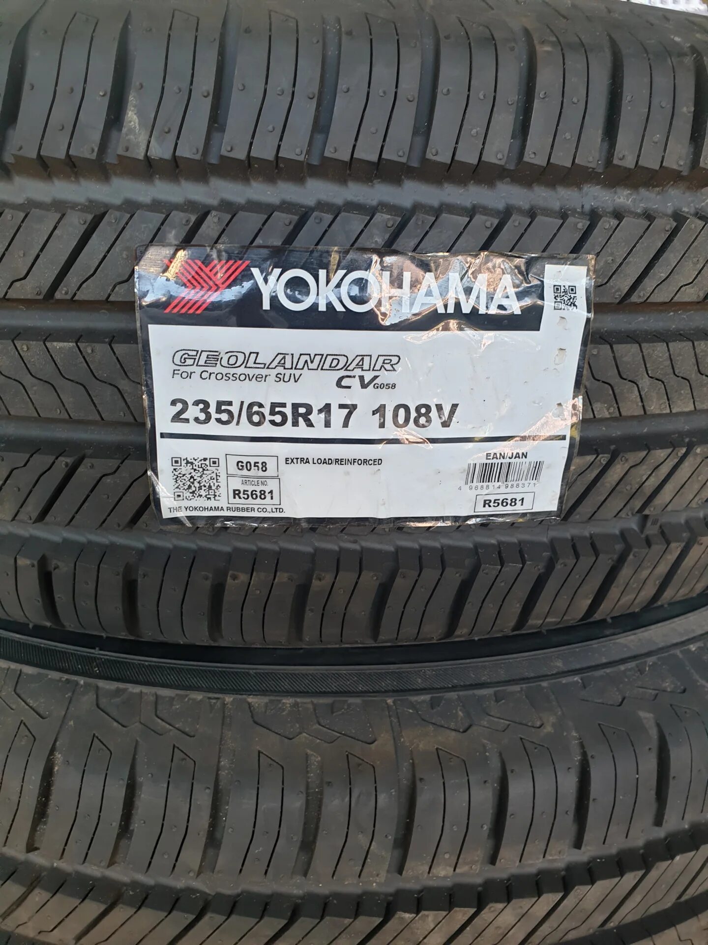 Купить шины yokohama 225 65 r17. Шины Йокогама g058. 225/65r17 102h Geolandar CV g058 TL. Geolandar CV g058 235/65 r17. Шины Yokohama Geolandar CV 058.