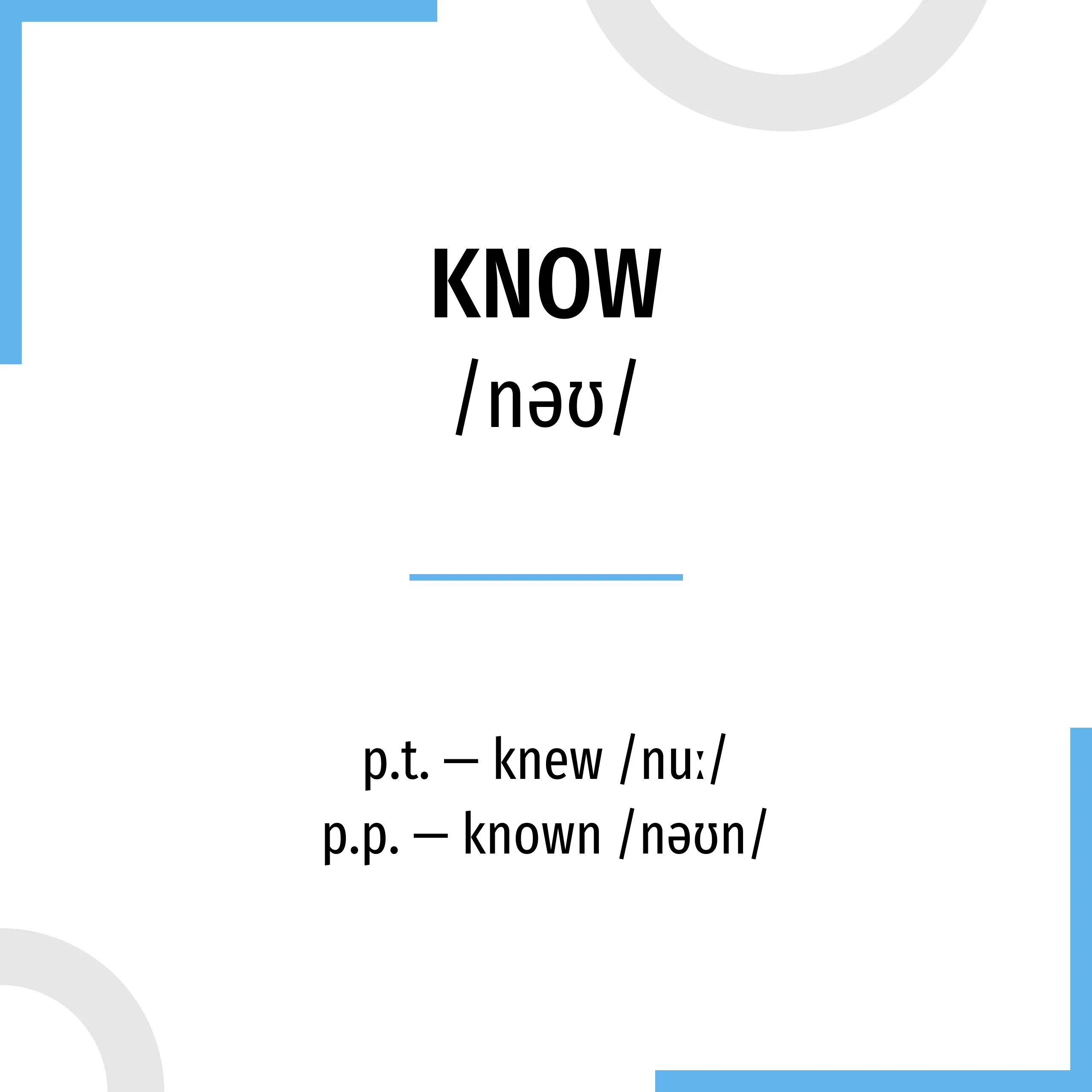 Формы слова known. Know 3 формы глагола в английском. Три формы глагола know в английском языке. Третья форма глагола know. Третья форма глагола known.