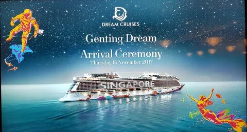 Genting Cruise Lines celebrated the arrival of 150,695gt Genting Dream on T...