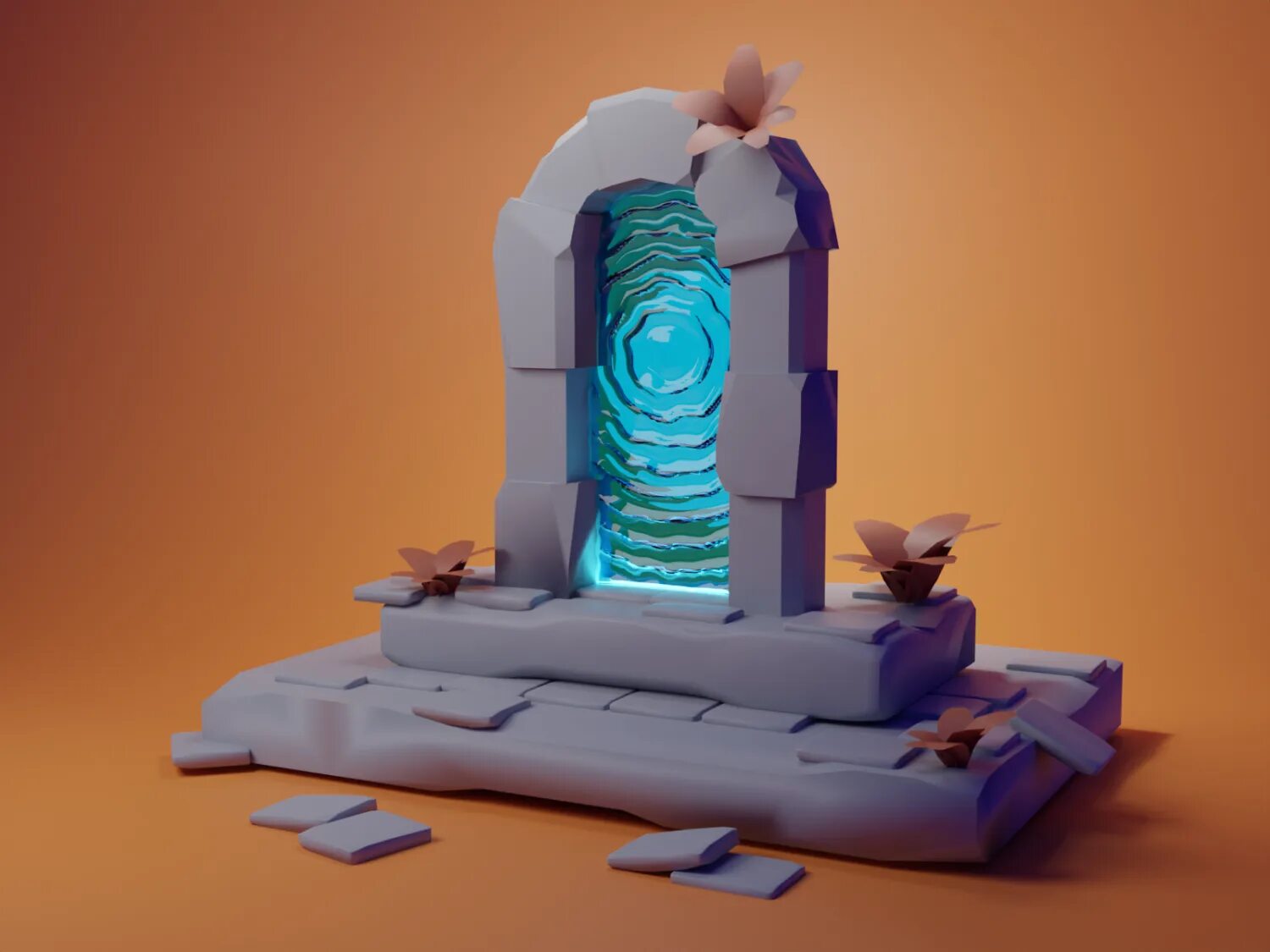 Портал 3д модель. Портал 3д. 3d model портала. макет портала.