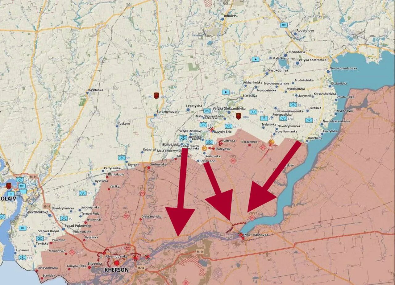 херсонская область под контролем россии. боевая карта украины херсон. карта боевых действий на украине линия фронта. карта боевых действий на украине на сегодня. 2022.
