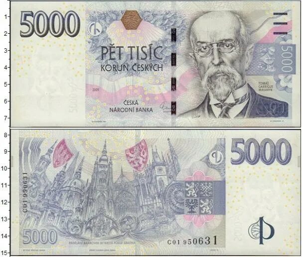 10000 Чешских крон.