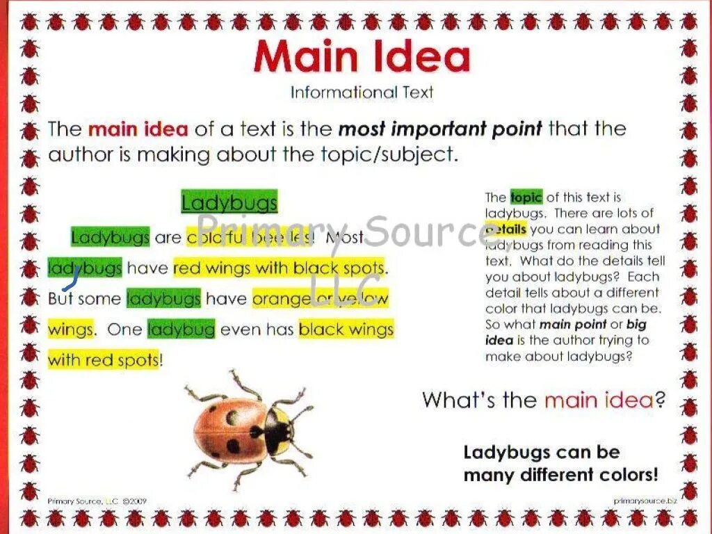 What is idea. Main idea of the text. what is the main idea. the main idea is. reading for the main idea.